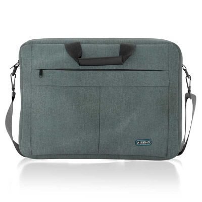 Maletín Premium AISENS para Portátil 15.6″, Gris