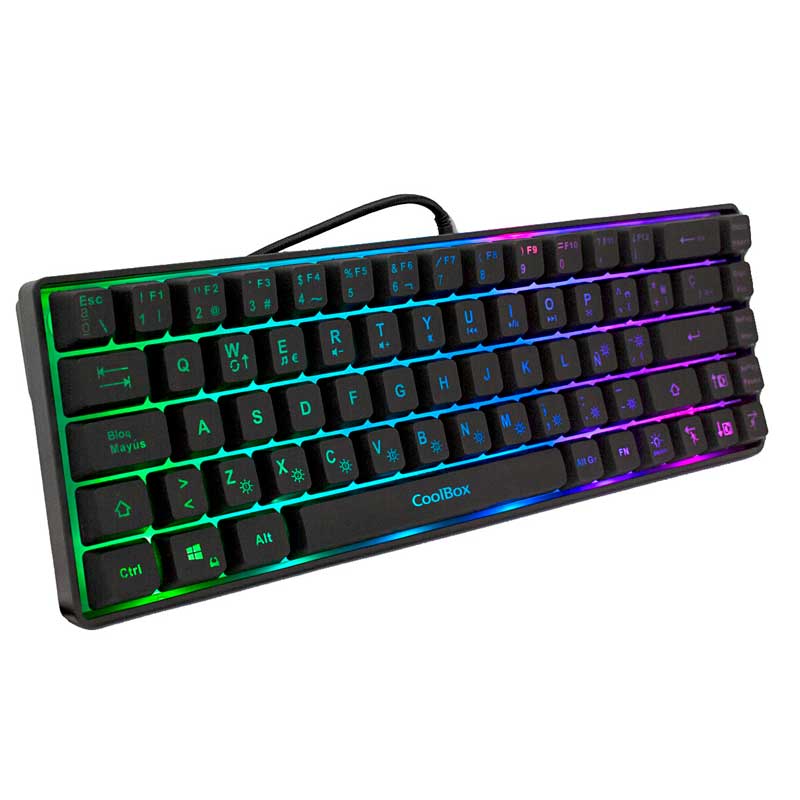 coolbox teclado mini RGB