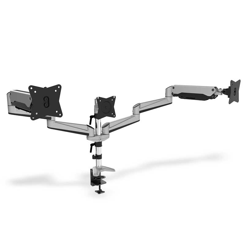 DIGITUS Soporte para monitor triple, 3x 27", 3x 6 kg