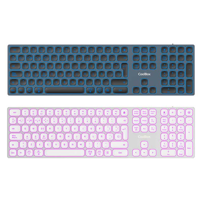 Teclado inalámbrico retroiluminado MoonLight B431