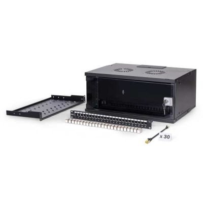 DIGITUS Conjunto de red SOHO Pro, 483 mm (19") - 4U, 540 x 400 mm (ancho x fondo)