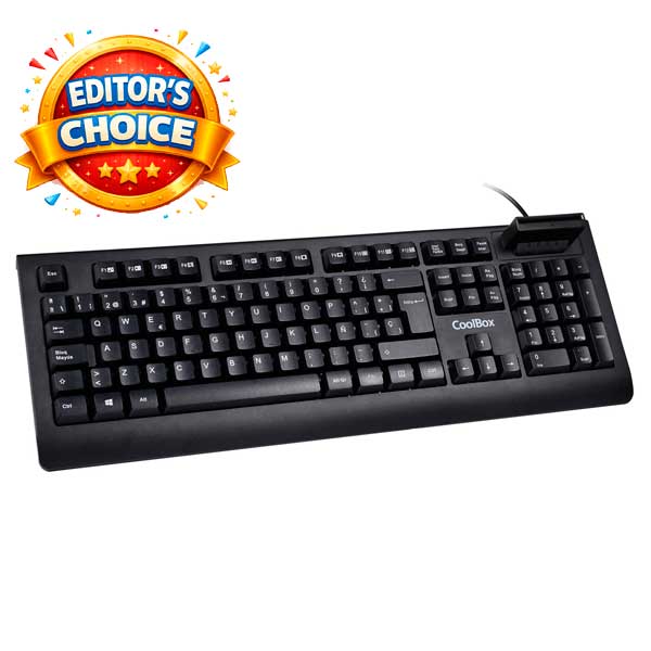 coolbox teclado con lector DNIE