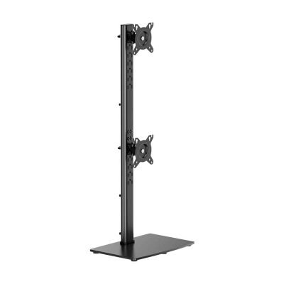 Soporte de Mesa con Peana ECO Giratorio e Inclinable para 2 Monitor/TV