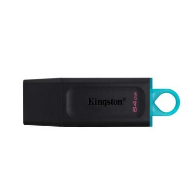 MEMORIA USB 3.2 KINGSTON 64GB DATATRAVELER EXODIA NEGRO TURQUESA
