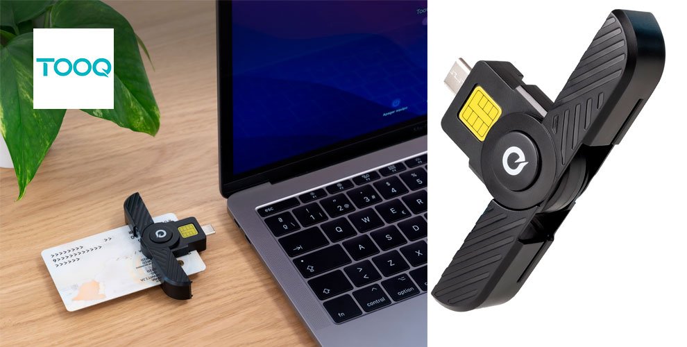 Lector de tarjetas inteligentes compacto con conexión USB-C